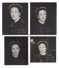 Four Works: Portrait of The Duchess of Windsor, New York , circa 1955; together with Three Portraits of Wallis Warfield Spencer , circa 1918 (4)