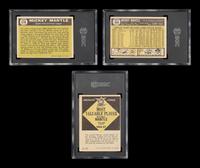 A Group of Three Graded 1961 Topps Mickey Mantle Baseball Cards