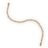 House of Ravn, 'Orion's Tennis', Diamond and Yellow Gold Bracelet