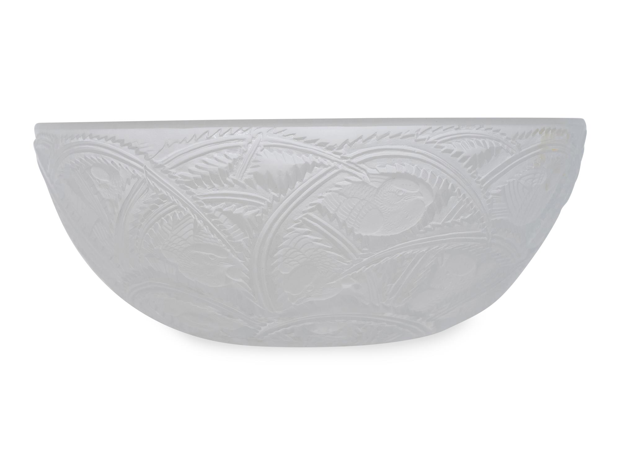 A René Lalique Pinsons Bowl