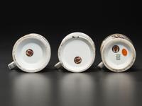 Three Butcher's Porcelain Occupational Shaving Mugs