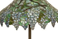 A Handel Leaded Glass Wisteria Table Lamp