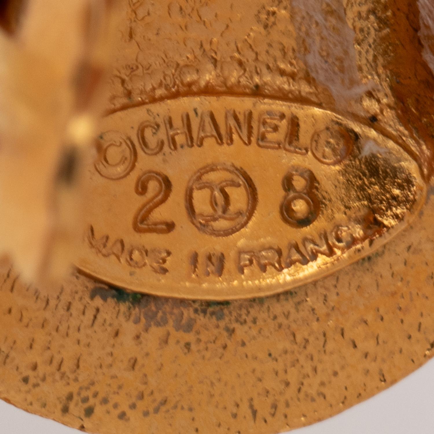 Chanel, Sun & Logo Ear Clips