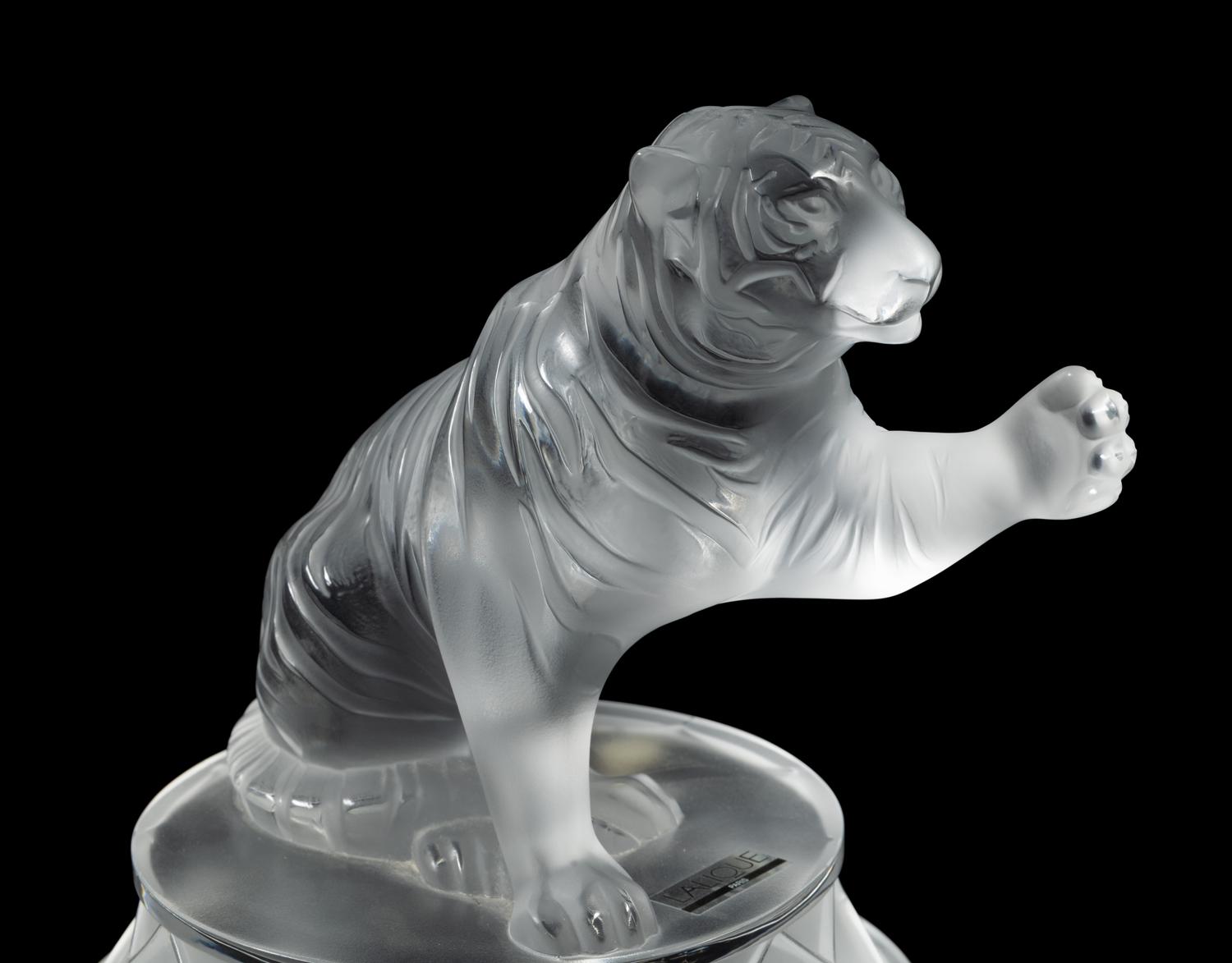 A Group of Three Lalique Circus Animals