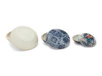 Three Chinese Porcelain Circular Covered Boxes