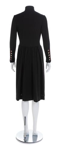 A Norman Norell Wool Knit Button-Up Dress, 1960s No size label