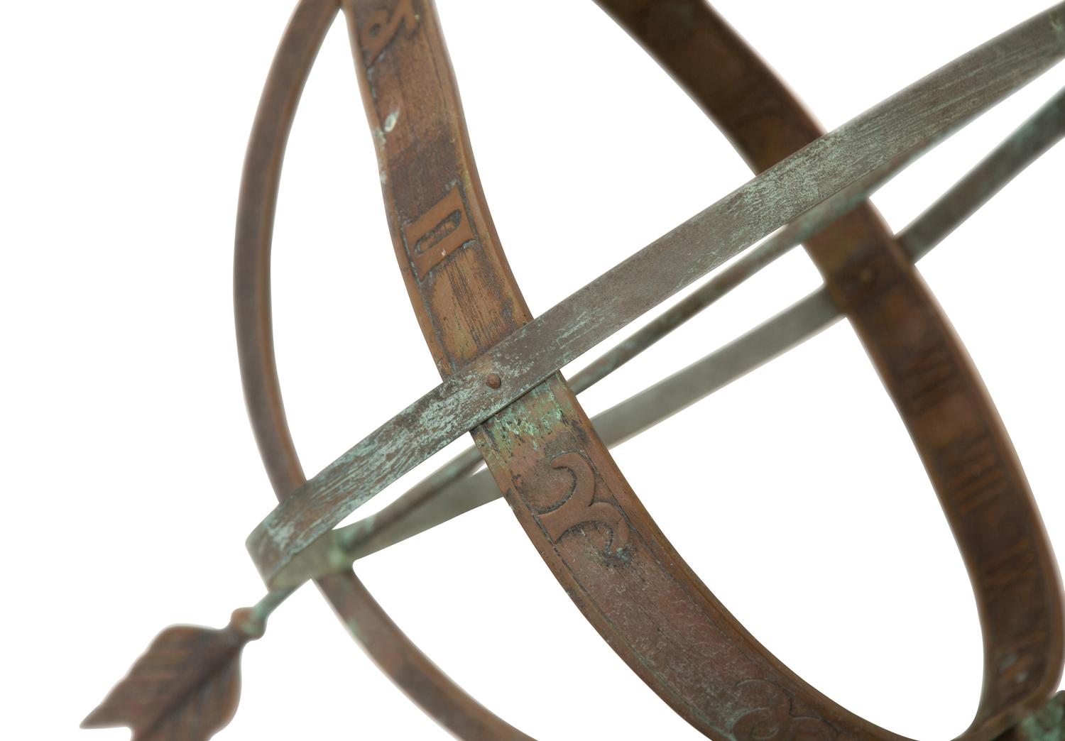 A Cast Metal Armillary Sphere — 19th/20th Century
