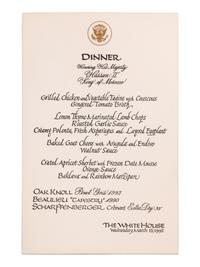 Invitation to the Inauguration of President Clinton and Vice President Gore by The Presidential Inaugural Committee.
