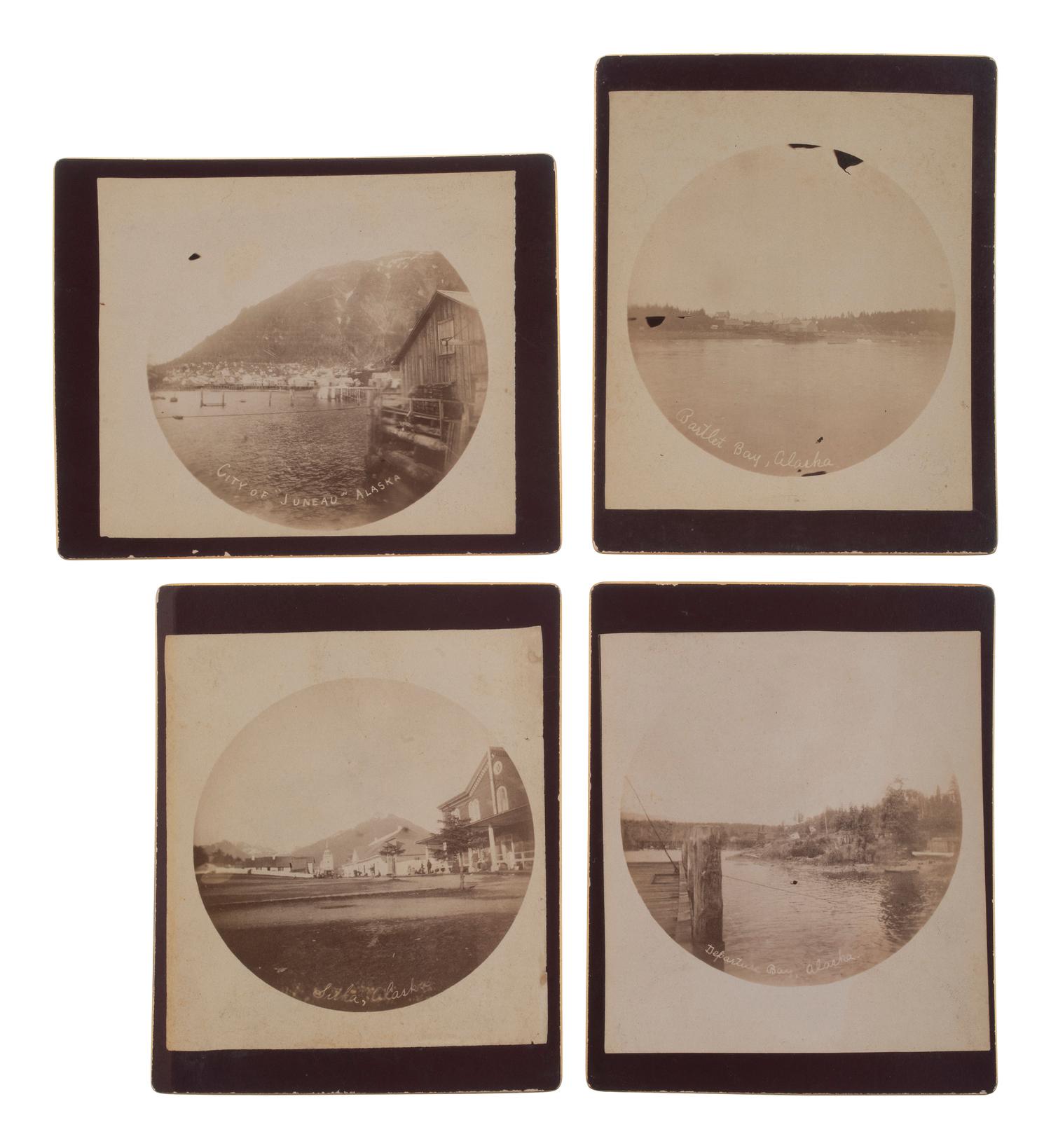[WESTERN AMERICANA]. LARRS, Edward, attrib. 22 photographs taken during the Klondike Gold Rush.