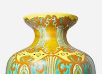 Zuid-Holland Gouda, Large "Old Time" Floor Vase
