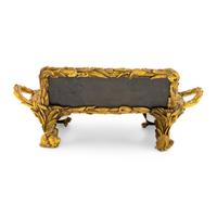 A French Gilt Bronze and Sèvres Style Porcelain Mounted Inkwell