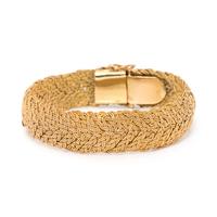 FRENCH, YELLOW GOLD BRACELET