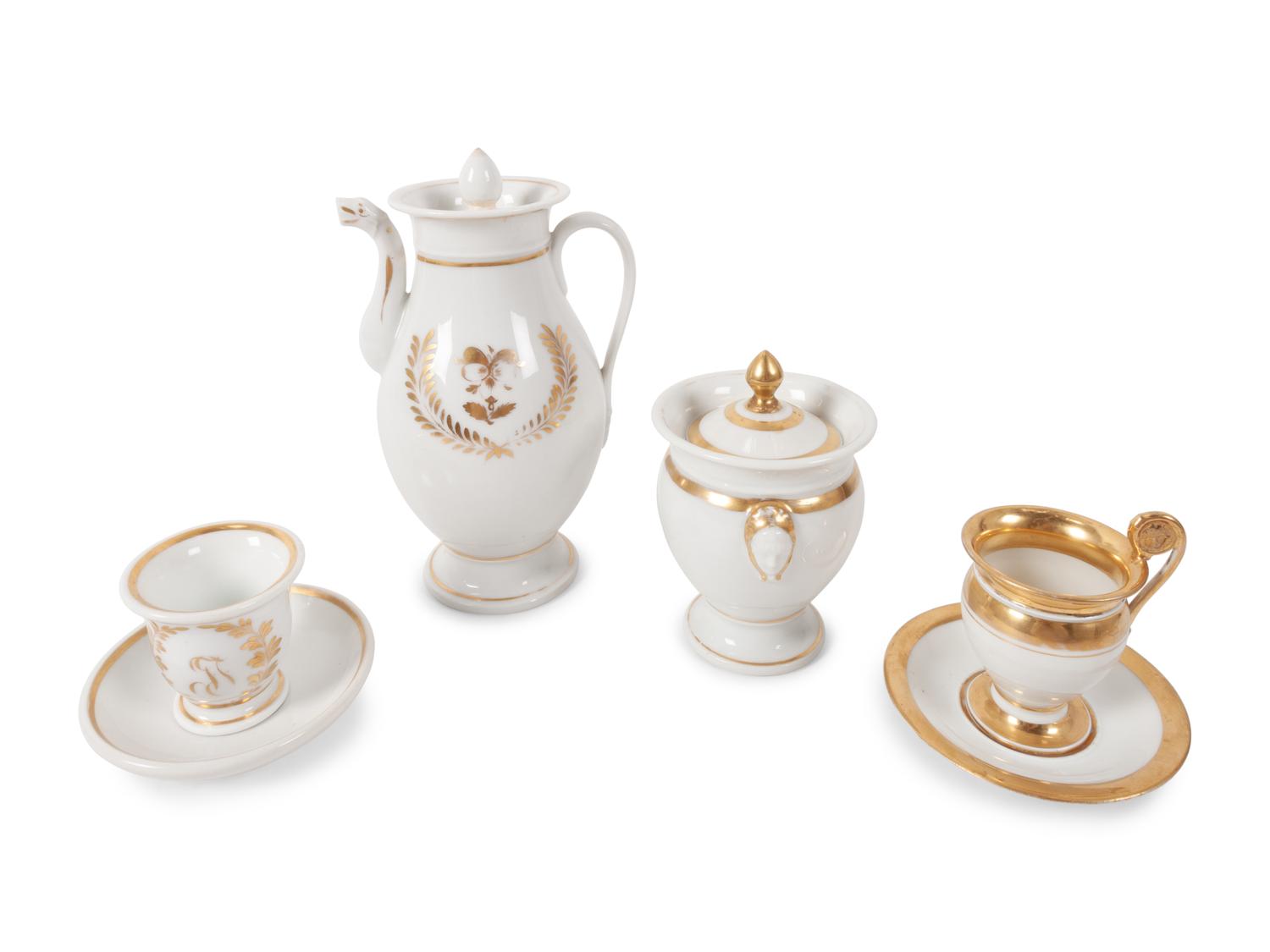 A Group of Napoleon III Porcelain