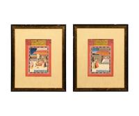 A Pair of Indian Miniature Paintings (19th/20th Century)