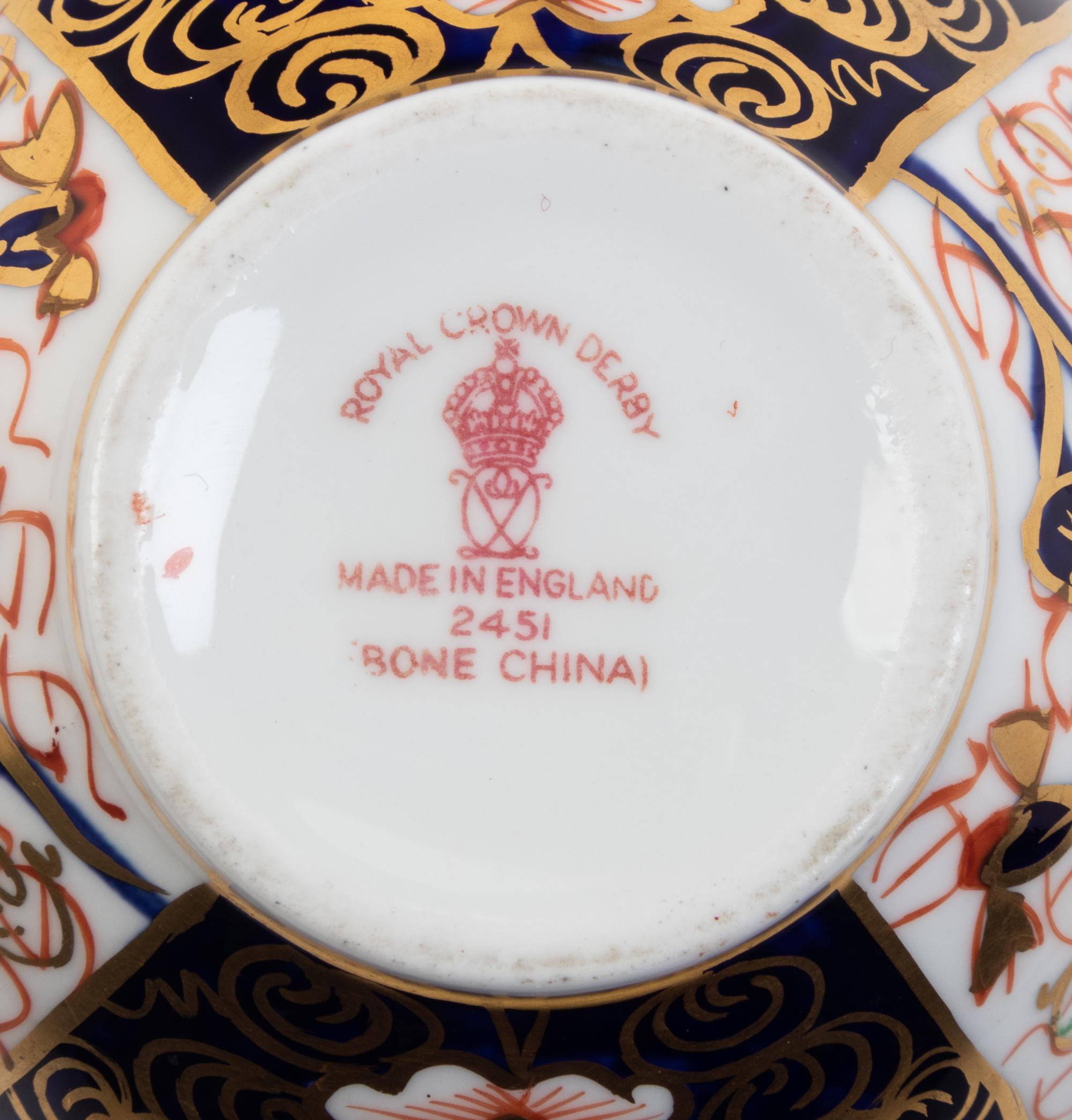 Thirteen Royal Crown Derby Porcelain Articles