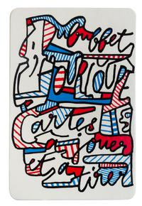 Jean Dubuffet, (French, 1901-1985), Banque de l'Hourloupe-Cartes a jouer et a tirer, 1967