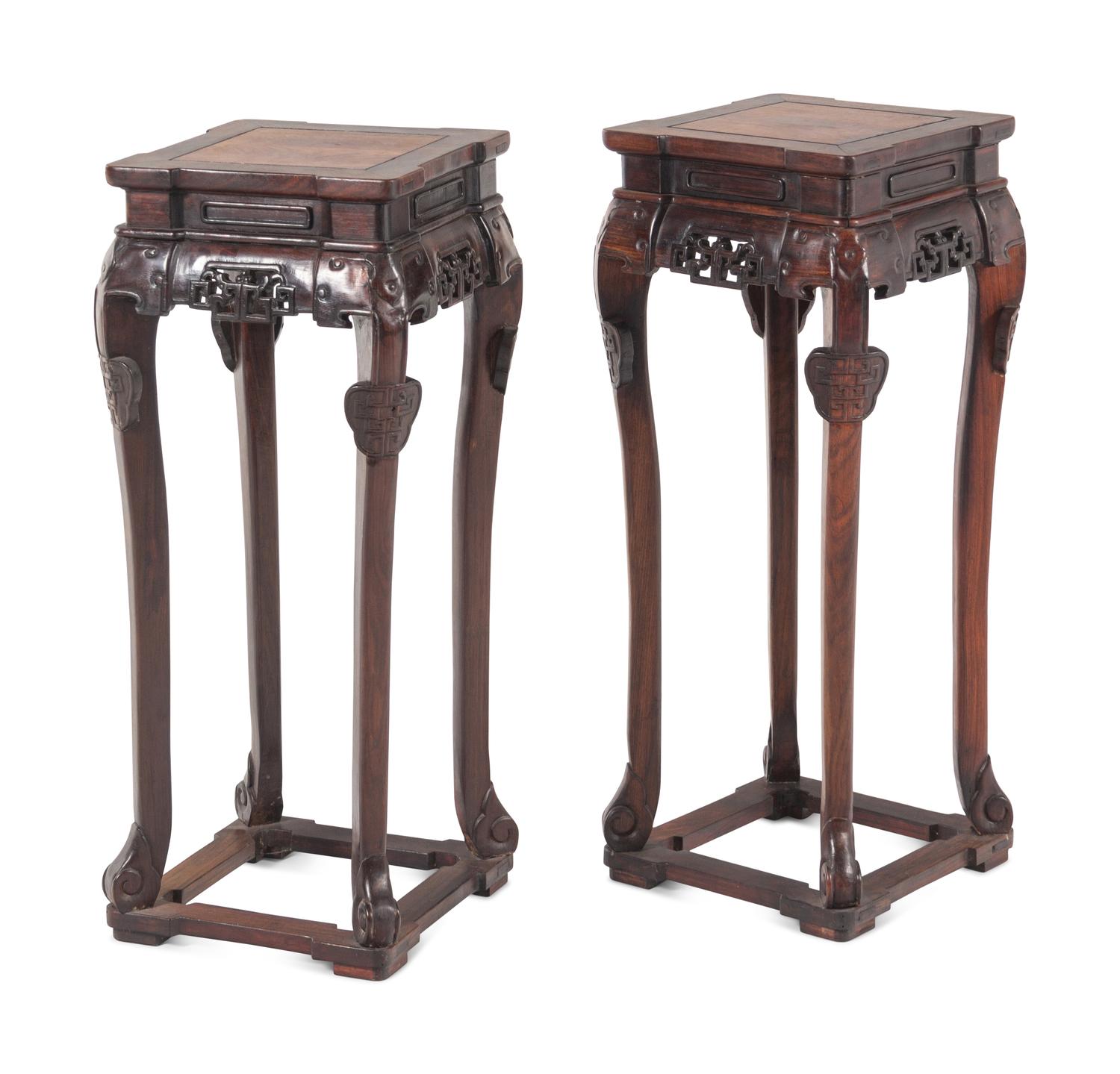 Six Chinese Hardwood Stands