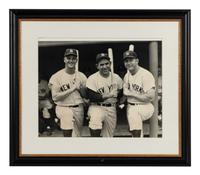 A Group of Five Large Scale Photographs Depicting Baseball Players Formerly Displayed at Mike Ditka’s Restaurant