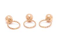 ROSE GOLD AND RUBY RING SET