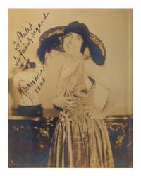 [20TH-CENTURY OPERA SINGERS]. A group of 7 photographs or photographic postcards of opera singers from the 1920s, most signed and inscribed, comprising images of: