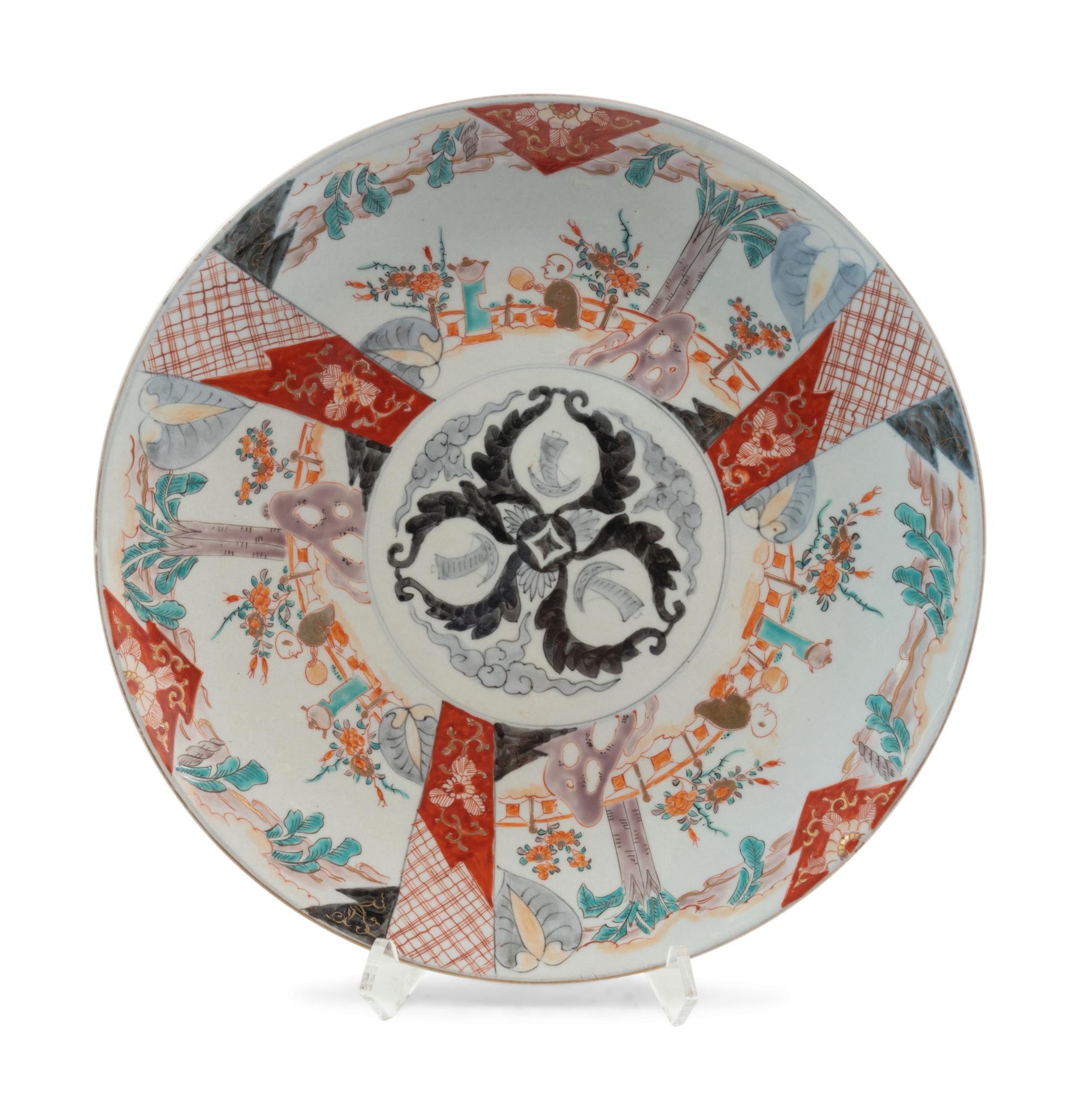 An Imari Porcelain Charger