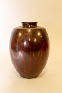 A Japanese Ceramic Vase Height 10 1/2 inches. — 20TH CENTURY