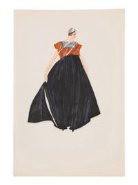 Jesper Nyeboe for Geoffrey Beene Fashion Illustration, 1976