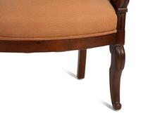 A Pair of Regency Style Mahogany Open Armchairs — 19TH CENTURY