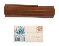 Civil War-era writing kit patented by George Hathaway, 1861.