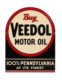 A Buy Veedol Motor Oil Double-Sided Advertising Sign