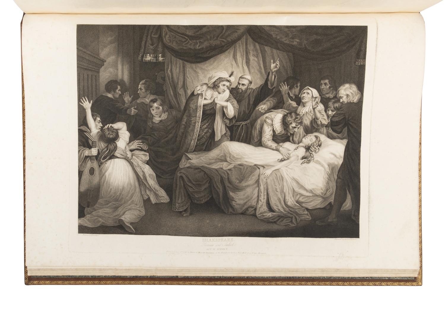[SHAKESPEARE, William]. BOYDELL, John (1720-1804). A Collection of Prints From Pictures Painted for the Purpose of Illustrating the Dramatic Works of Shakespeare By the Artists of Great Britain . London: John and Josiah Boydell, 1803 [but 1805].