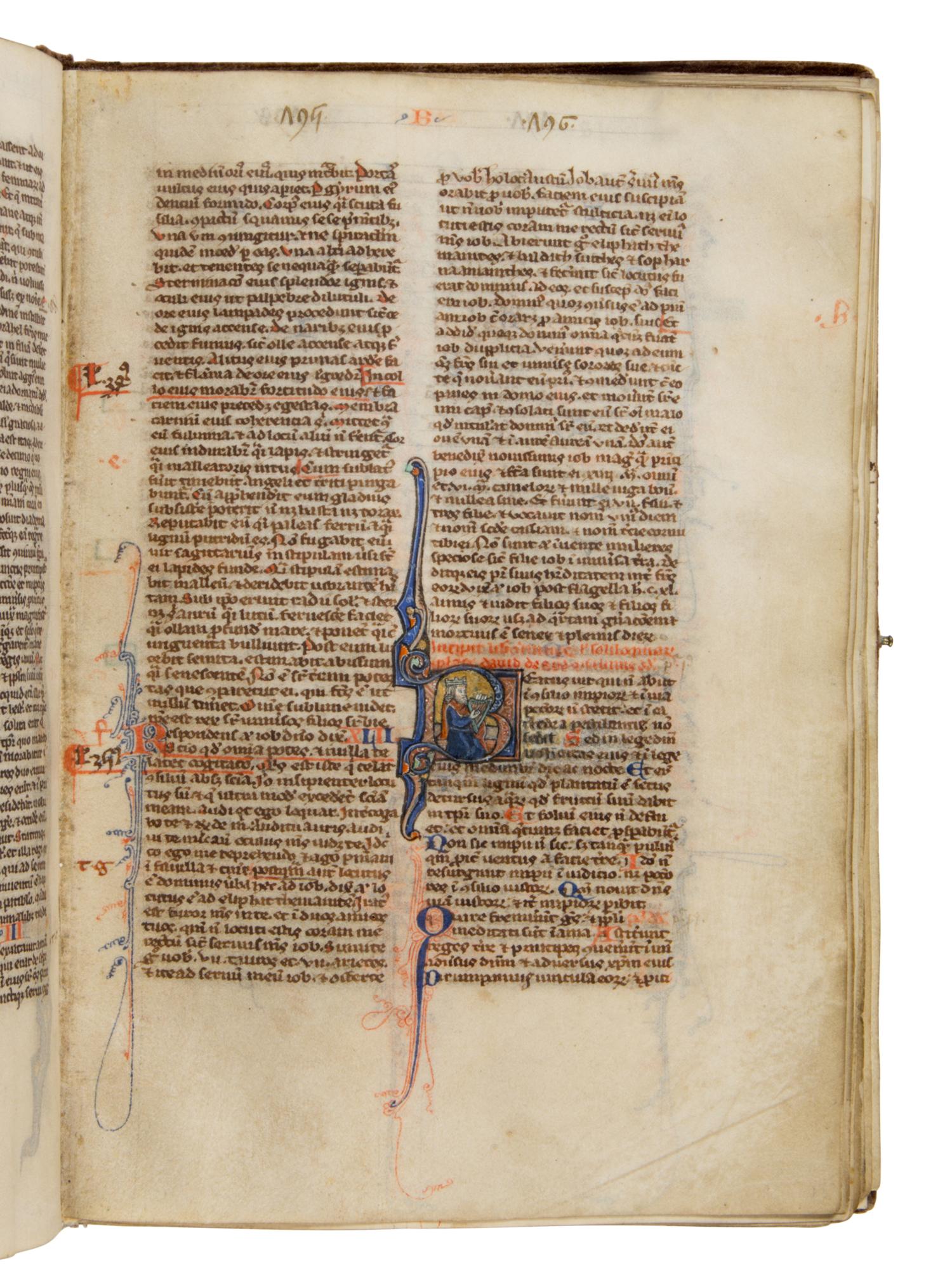 CIRCLE OF WILLIAM DE BRAILES Bible (fragment), in Latin, illuminated manuscript on parchment [England, Oxford, c. 1250–1270