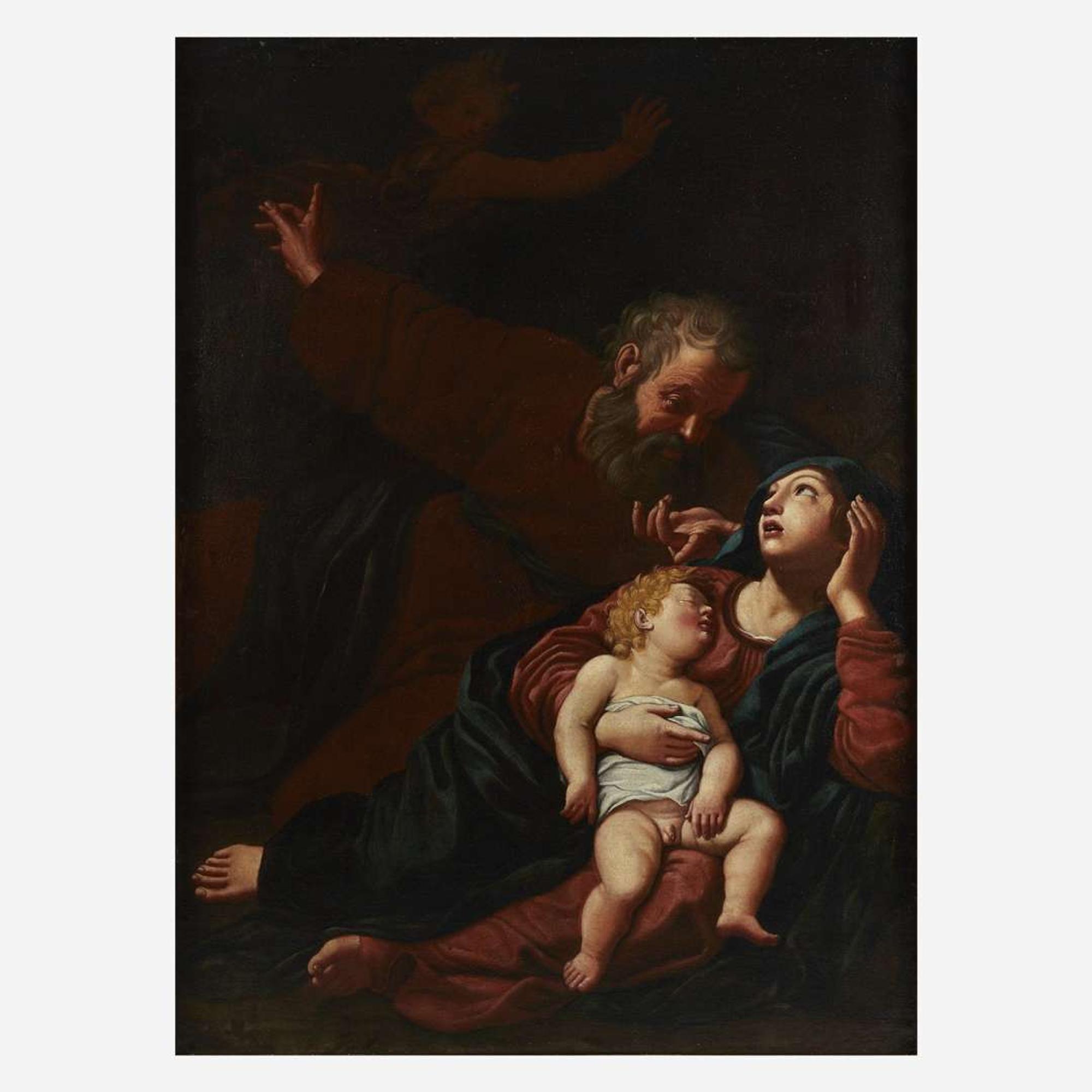 Lionello Spada (Italian, 1576–1622) Rest on the Flight Into Egypt
