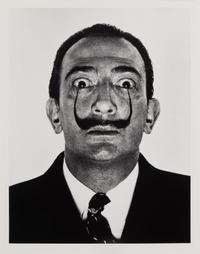 HALSMAN, Philippe (1906-1979). Dalí’s Mustache. 1954, printed 1981.