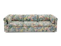 A Pair of Custom Woven Reed Three-Cushion Sofas