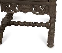 A Minzner Carved Oak Jacobean Style Side Board
