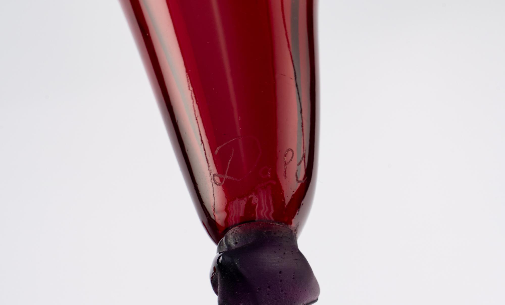 A Pair of Daum Calice Champagne Flutes
