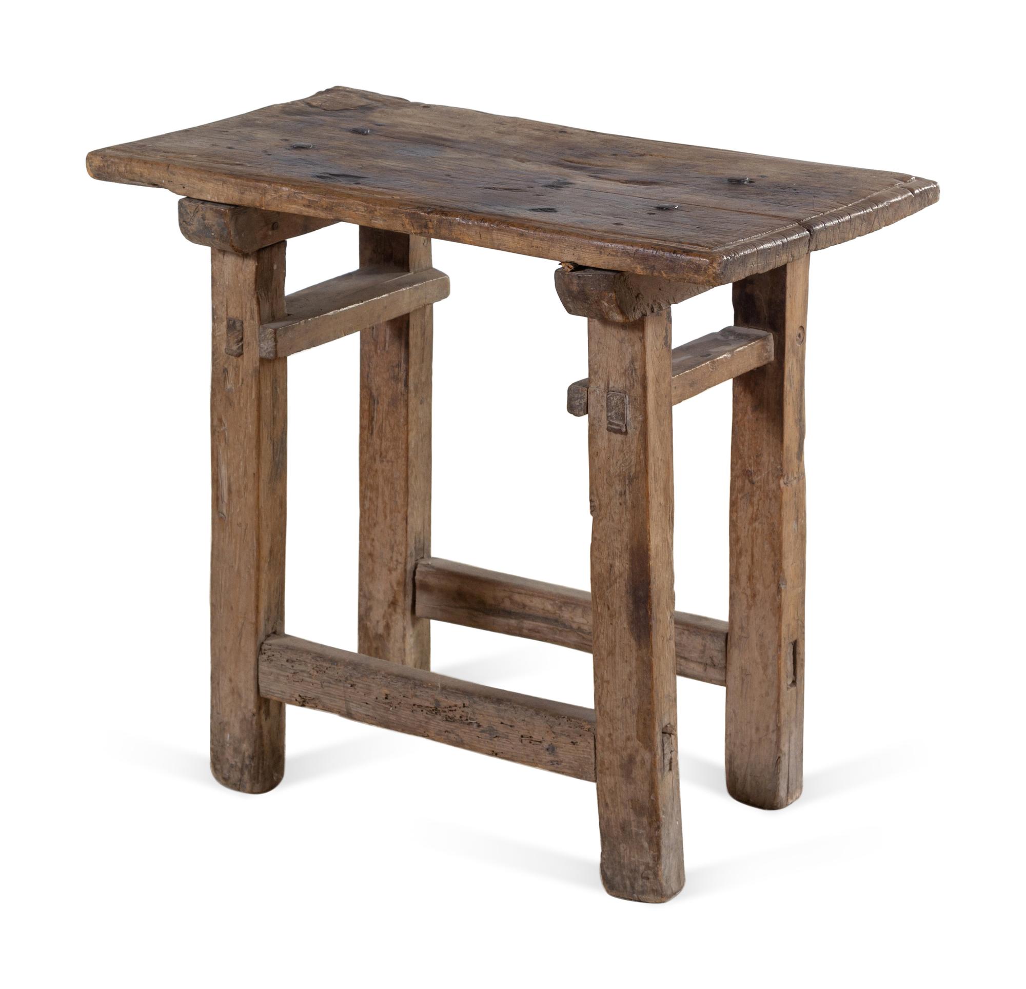 A Primitive Continental End Table