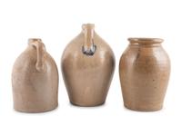 Three Stoneware Vessels