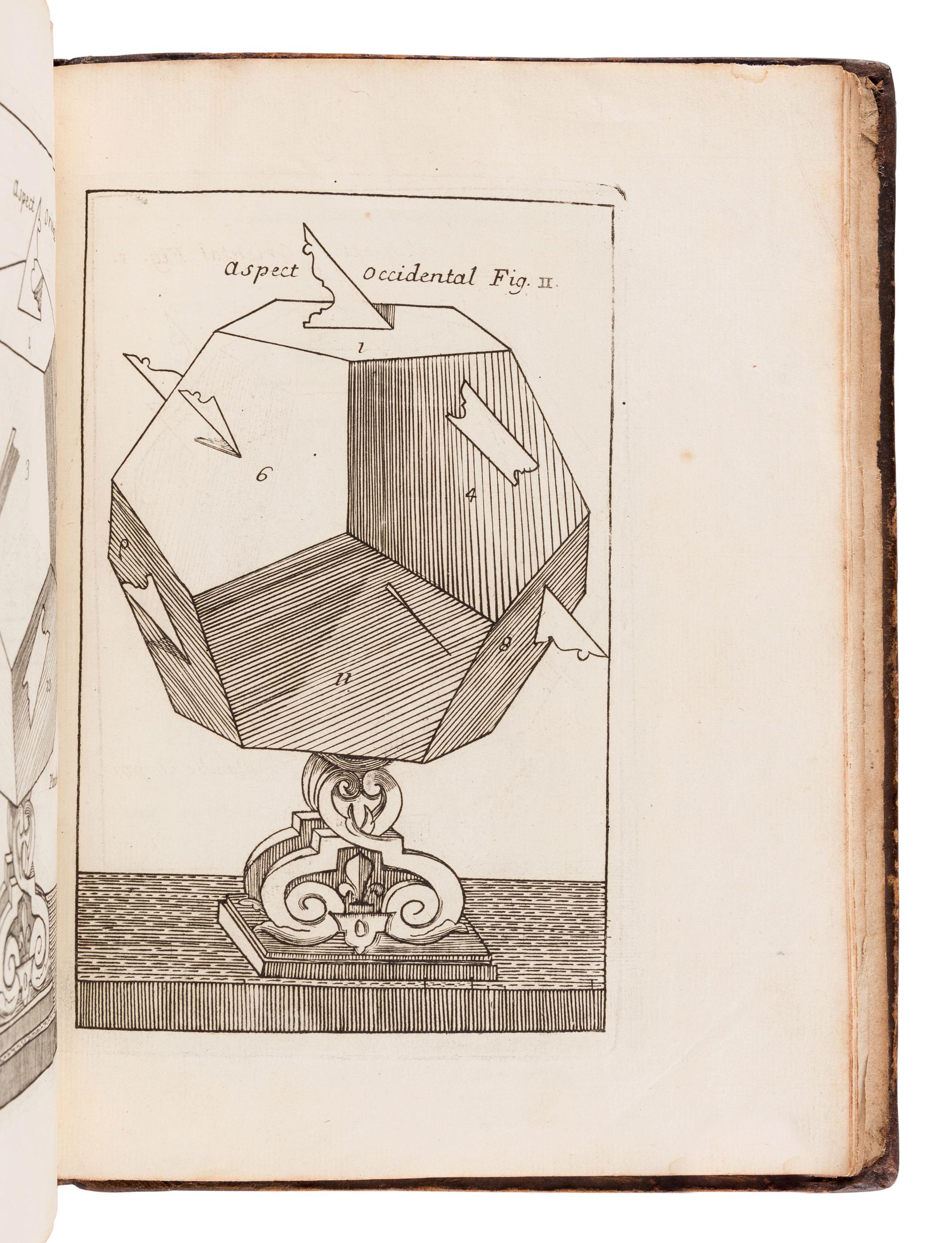 HAYE, Thomas and Jacques VINCENT. Regle horaire universelle pour tracer des cadrans solaires sur toutes sortes de plans régulaires, déclinans & inclinez. Paris: Jacques Vincent, 1716.
