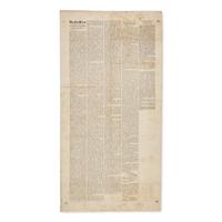 [Civil War - Gettysburg]. Printed broadside. Burlington, VT: The Free Press , ca 15 July 1863.