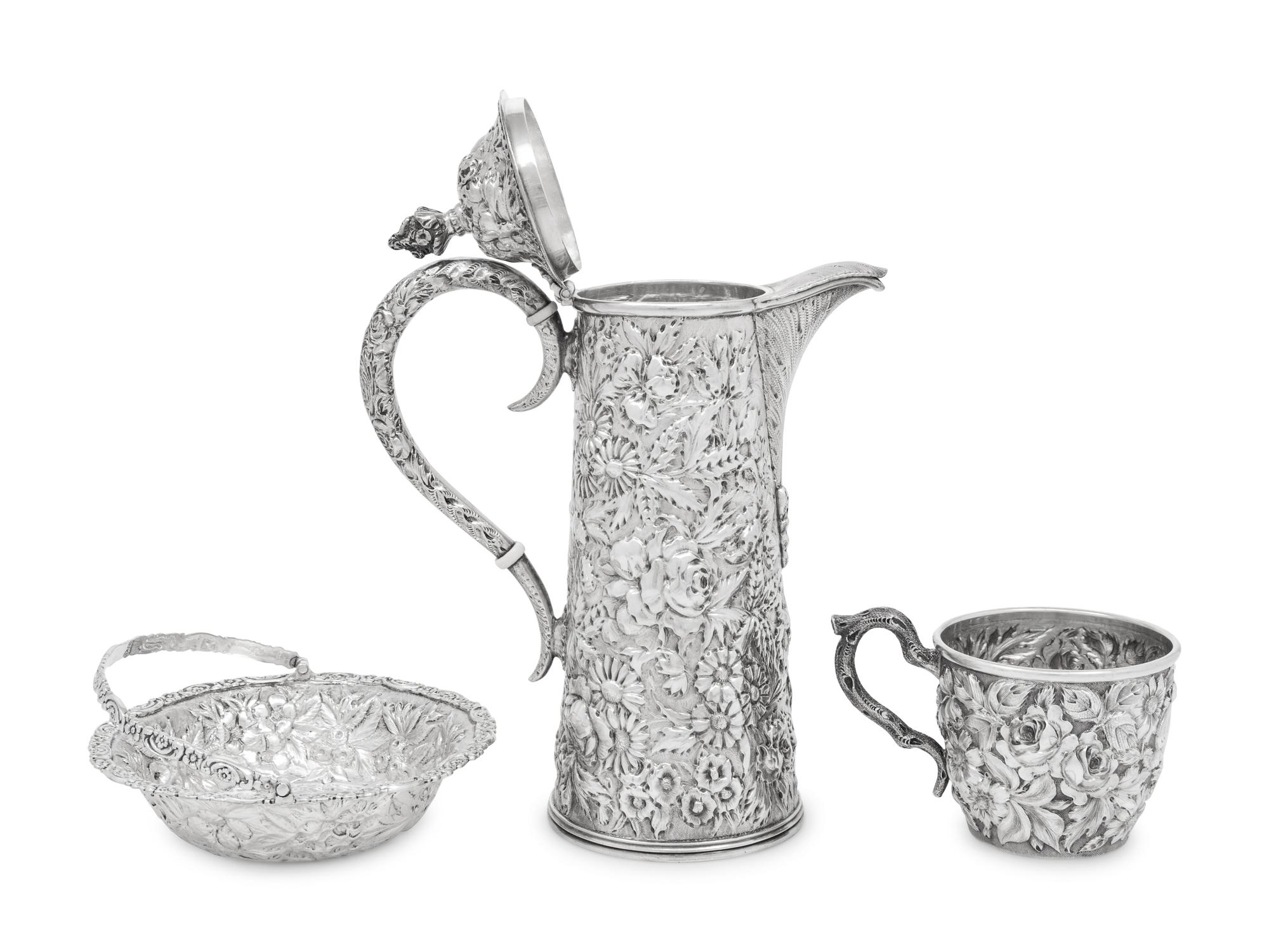 Three American Silver Table Articles