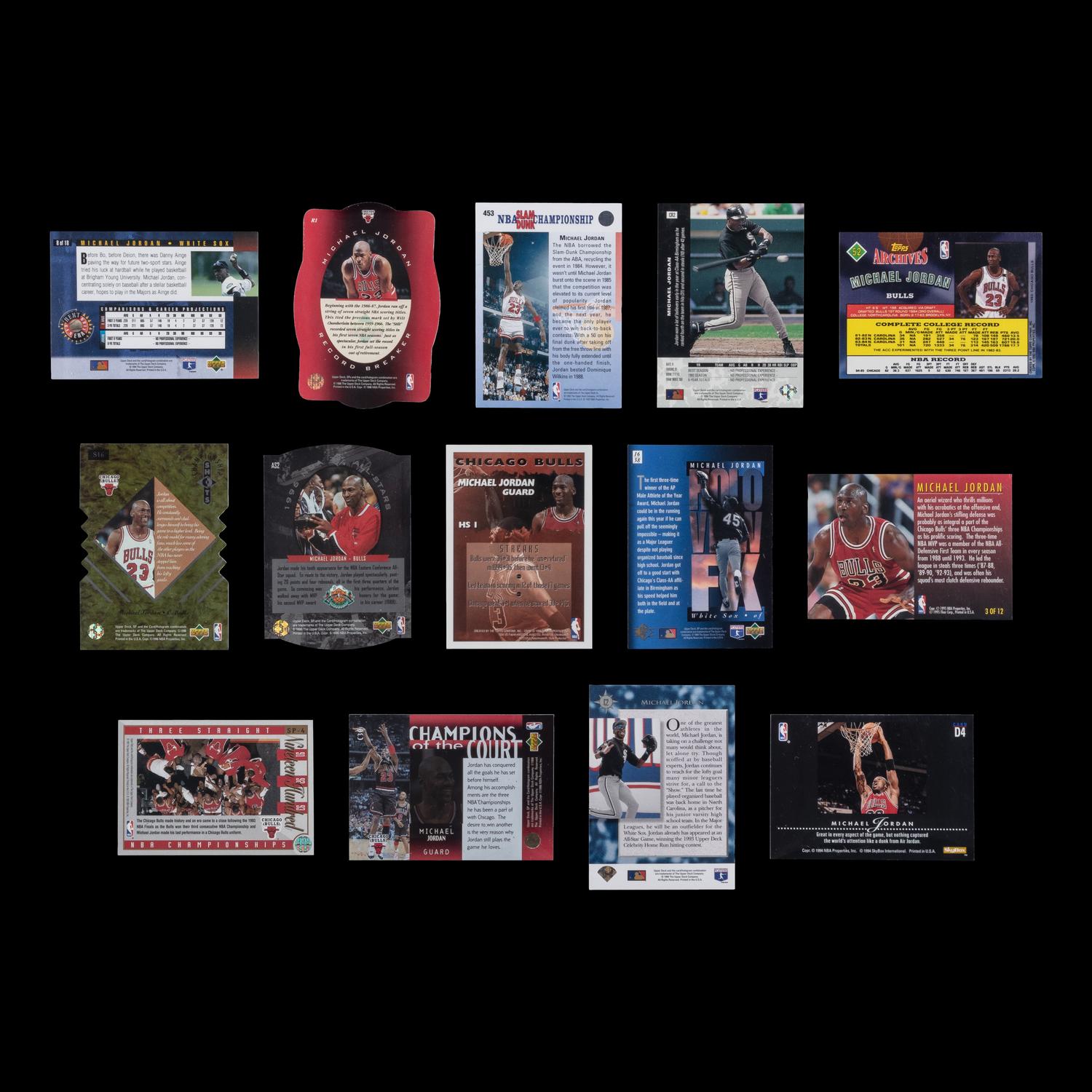 A Large Collection of Assorted Michael Jordan Basketball Cards