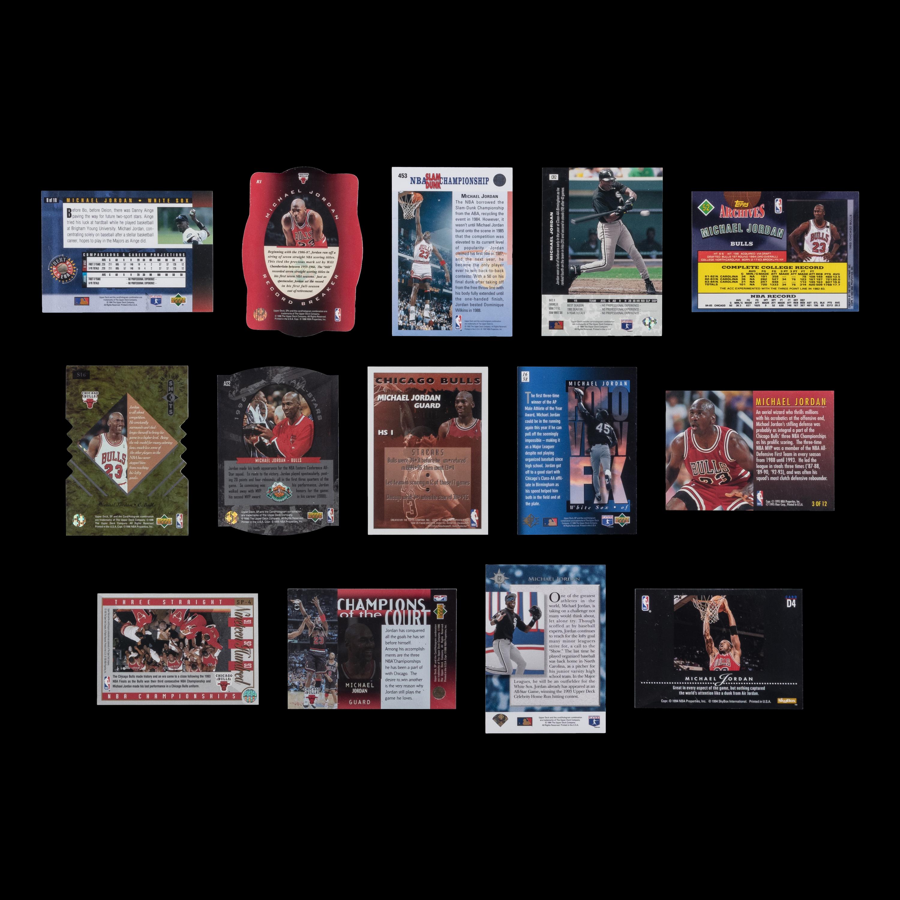 A Large Collection of Assorted Michael Jordan Basketball Cards
