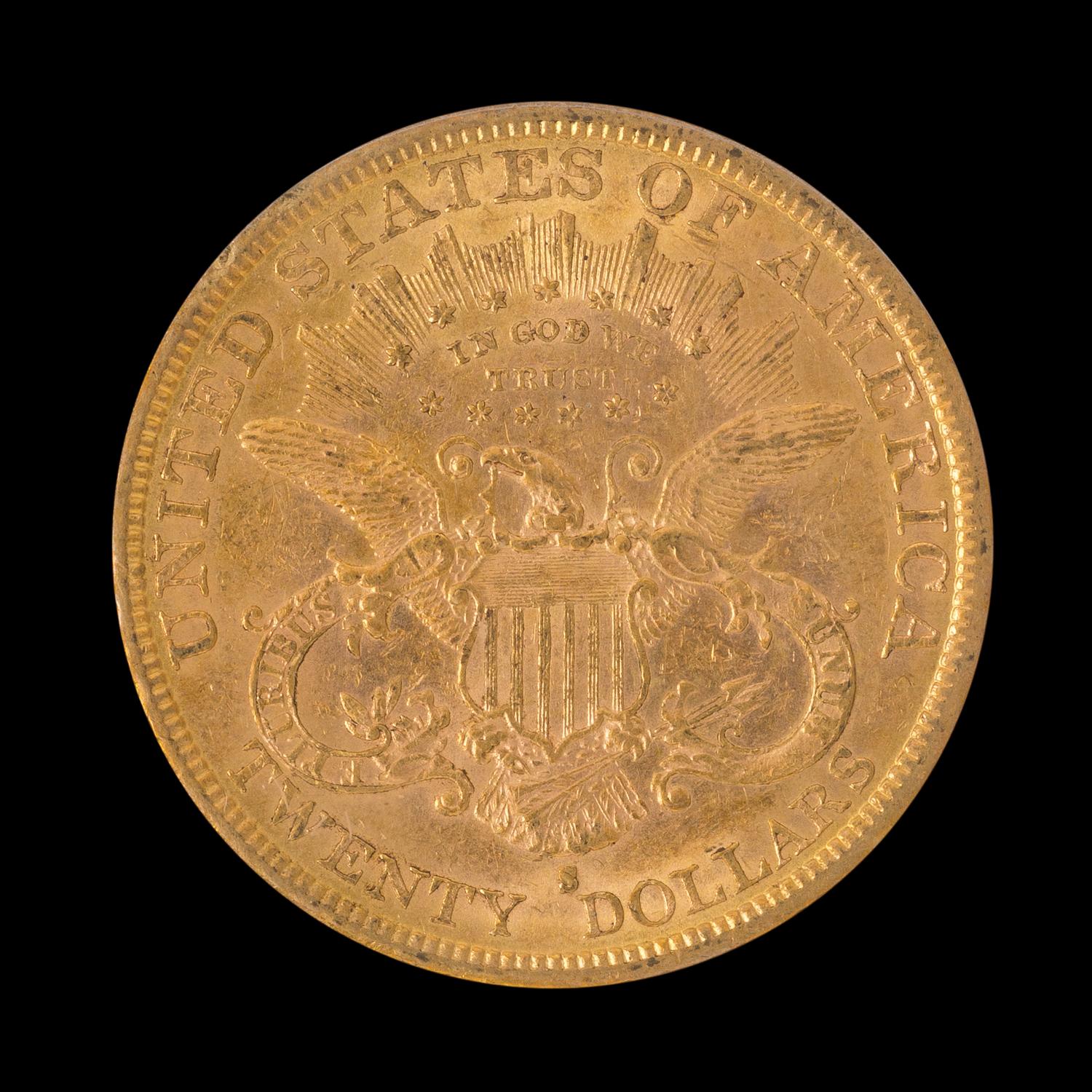 A United States 1879-S Liberty Head $20 Gold Coin