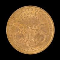 A United States 1879-S Liberty Head $20 Gold Coin