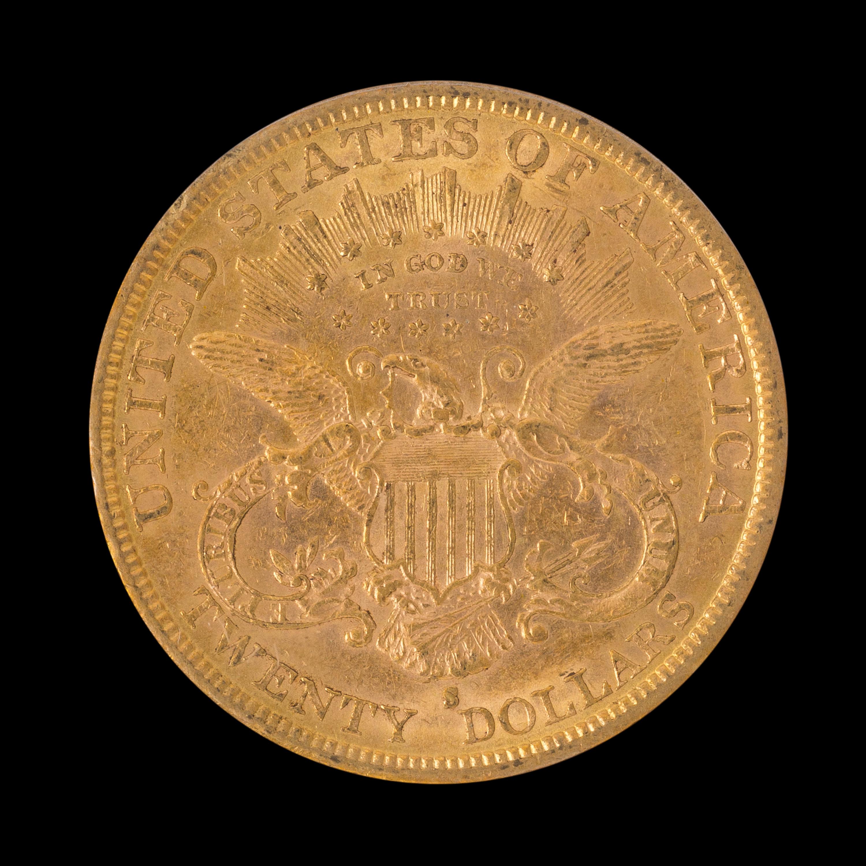 A United States 1879-S Liberty Head $20 Gold Coin