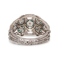 DIAMOND AND TURQUOISE BANGLE BRACELET