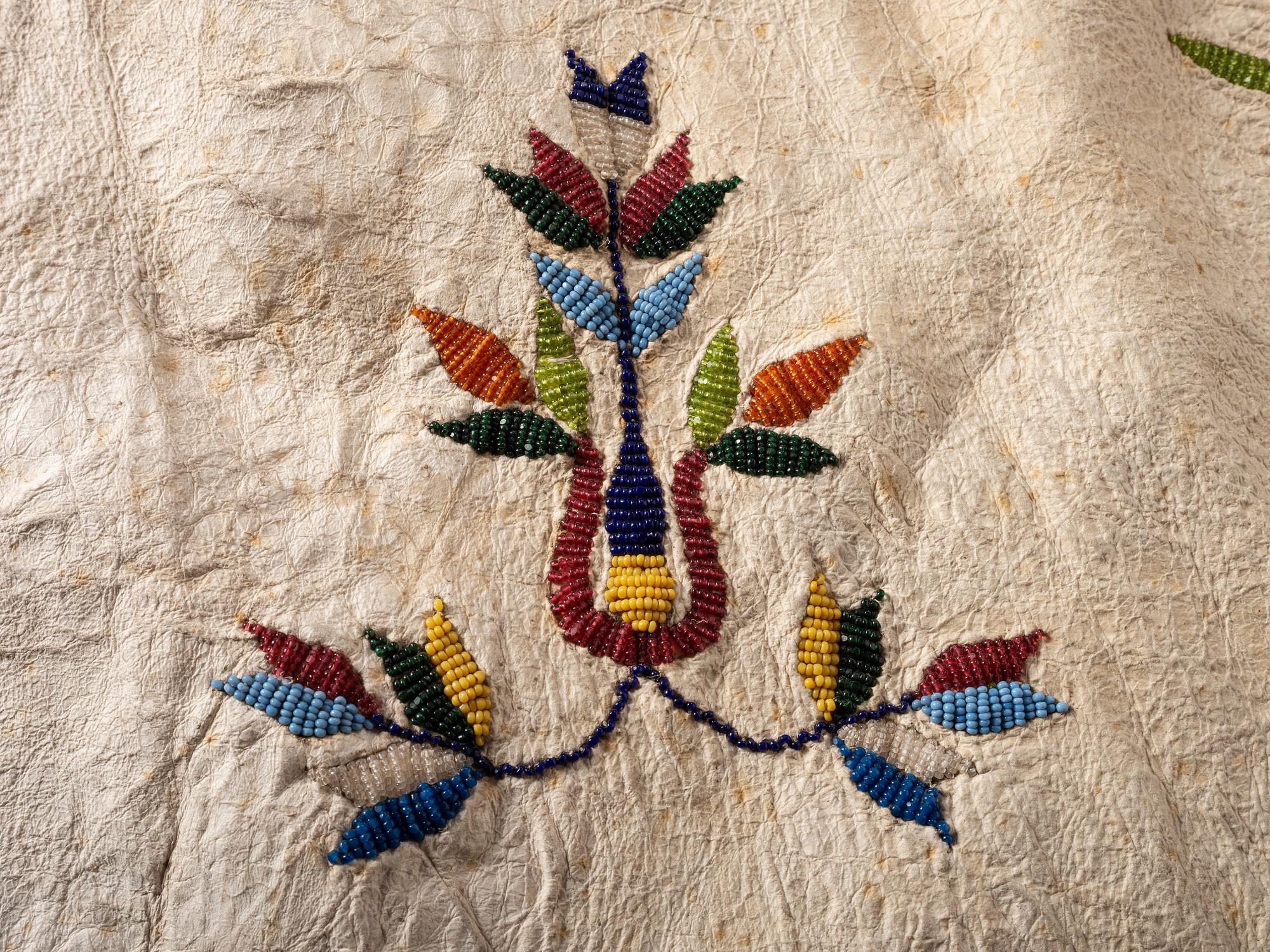 Cree Beaded Hide Child's Cape