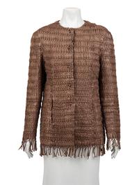 Ralph Rucci Cut and Braided Leather Jacket, 2008